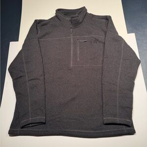 The North Face Men's Charcoal Gordon Lyons Fleece Quarter Zip